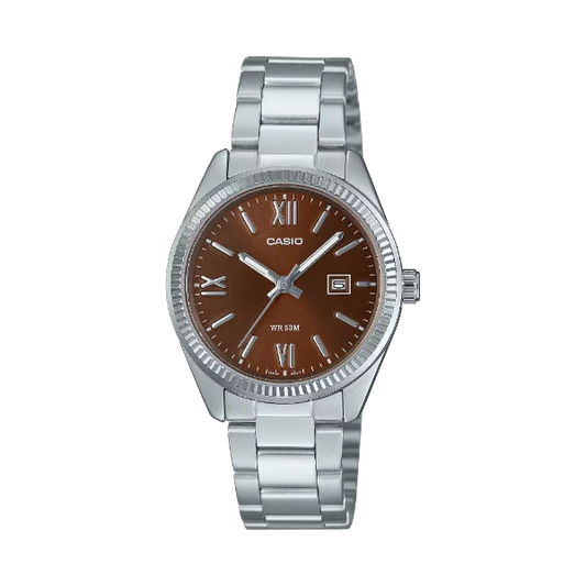 Casio Brown Dial Ladies Watch - LTP-1302DD-5AVDF