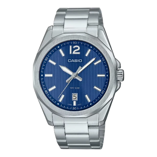 Casio Blue Dial Gents Watch - MTP-E725D-2AVDF