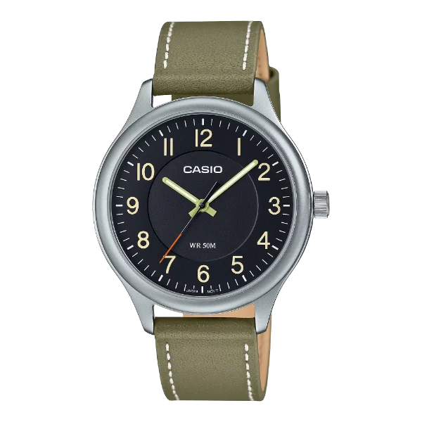 Casio Black Dial Gents Watch - MTP-B160L-1B2VDF