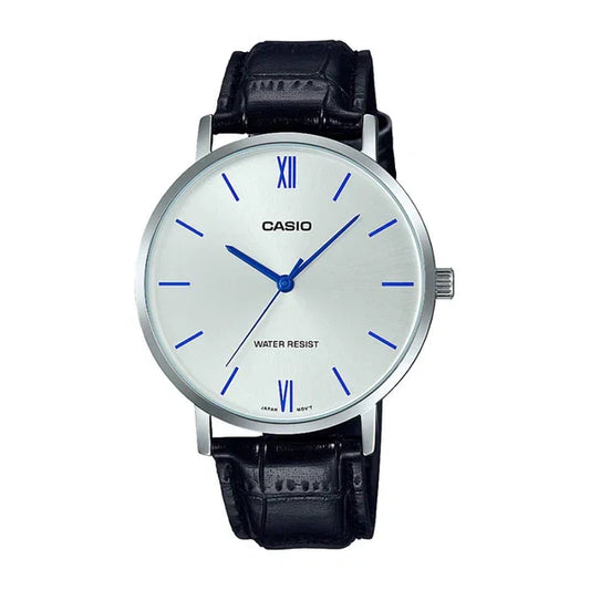 Casio Silver Dial Ladies Watch - LTP-VTOIL-7B1UDF