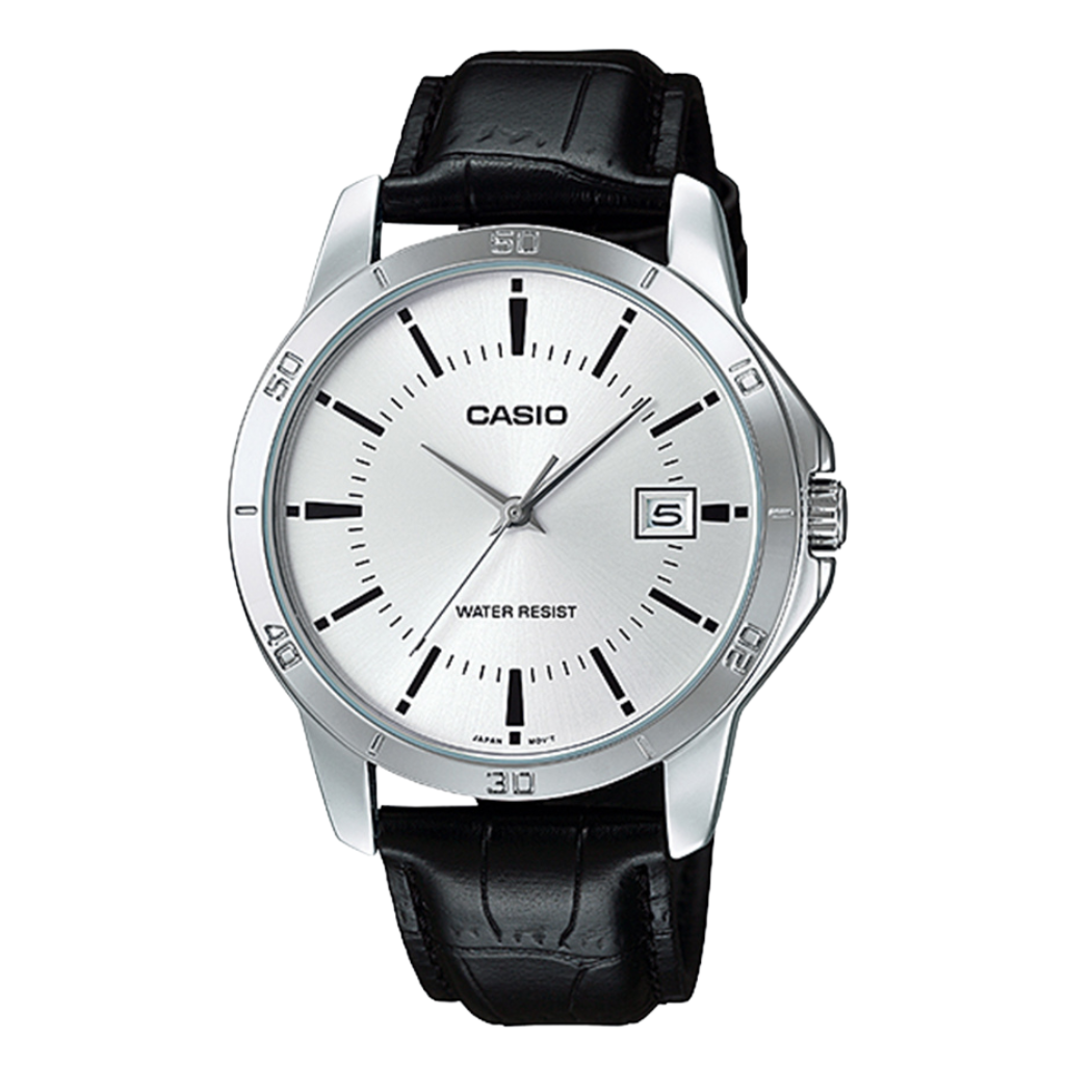 Casio Silver Dial Gents Watch - MTP-V004L-7AUDF