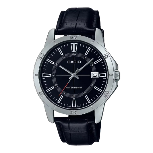 Casio Black Dial Gents Watch - MTP-V004L-1CUDF