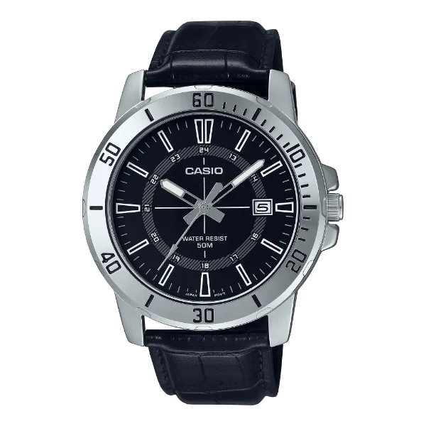 Casio Black Dial Gents Watch - MTP-VD01L-1CVUDF