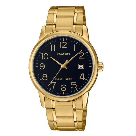 Casio Black Dial Gents Watch - MTP-V002G-1BUDF