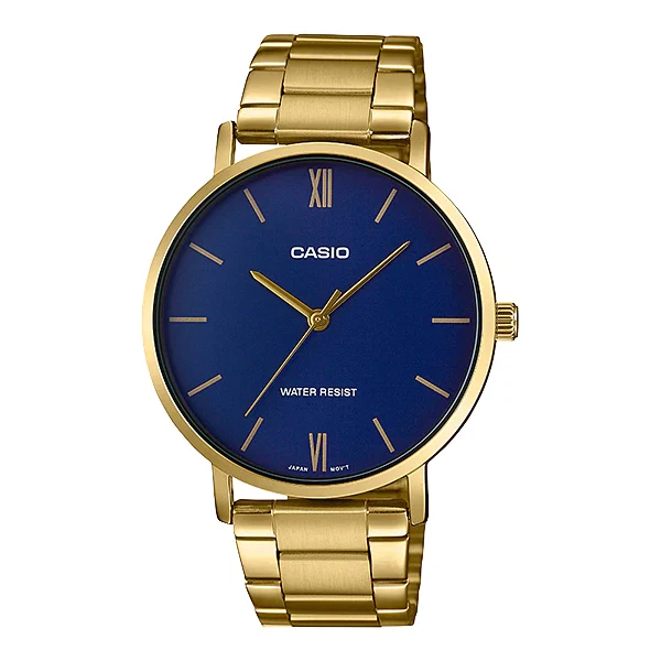 Casio Blue Dial Gents Watch - MTP-VT01G-2BUDF