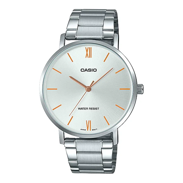 Casio Silver Dial Gents Watch - MTP-VT01D-7BUDF