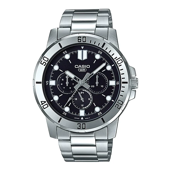 Casio Black Dial Gents Watch - MTP-VD300D-1EUDF