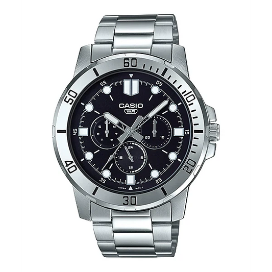 Casio Black Dial Gents Watch - MTP-VD300D-1EUDF
