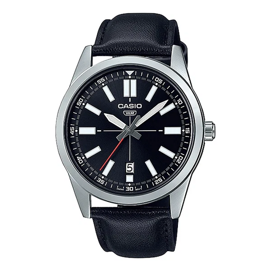 Casio Black Dial Gents Watch - MTP-VD02L-1EUDF