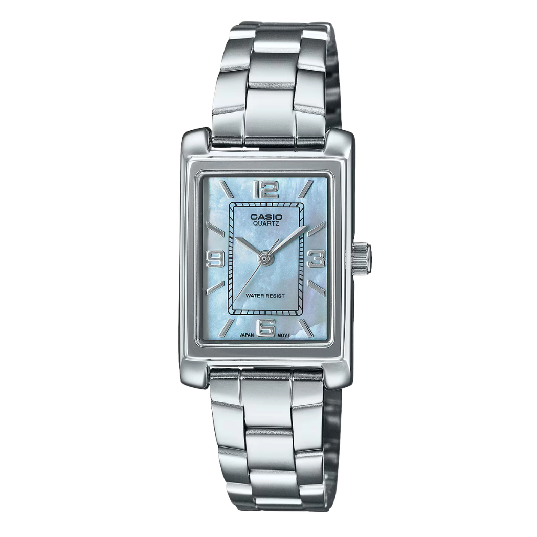 Casio Mother Of Pearl Dial Ladies Watch - LTP-1234DS-2ADF