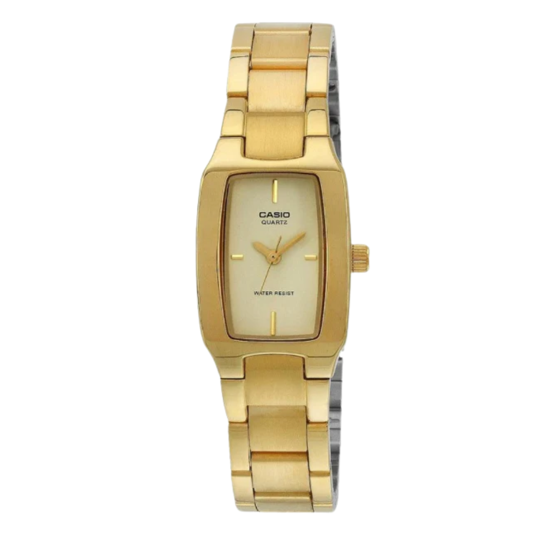 Casio Gold Dial Ladies Watch - LTP-1165N-9CRDF