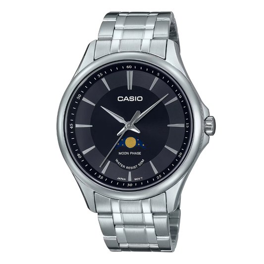 Casio Black Dial Gents Watch - MTP-M100D-1AVDF
