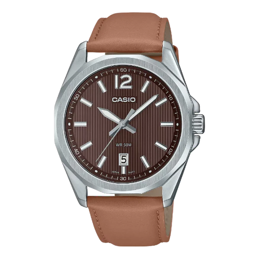 Casio Brown Dial Gents Watch - MTP-E725L-5AVDF