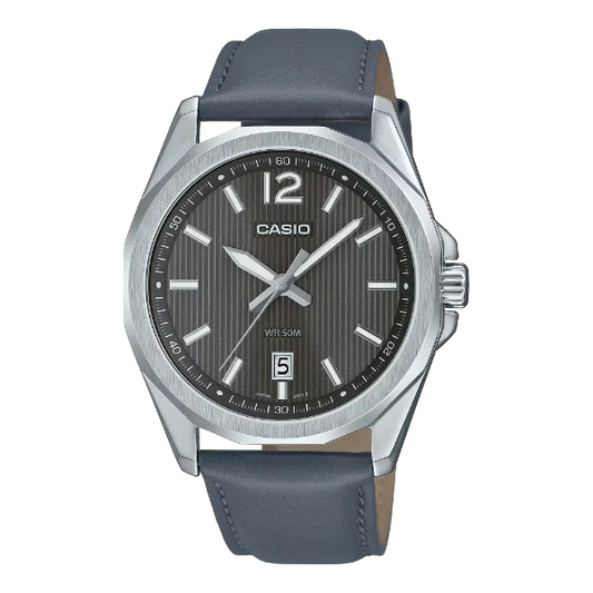 Casio Black Dial Gents Watch - MTP-E725L-8AVDF