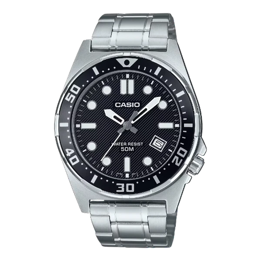 Casio Black Dial Gents Watch - MTD-135D-1AVDF