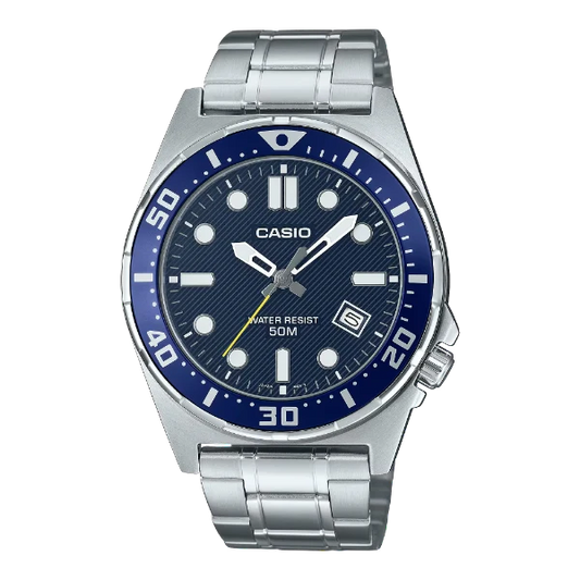 Casio Black Dial Gents Watch - MTD-135D-2AVDF