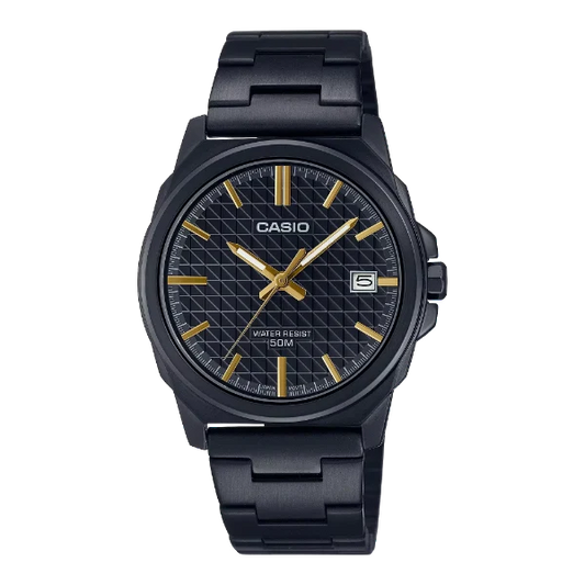 Casio Black Dial Gents Watch - MTP-E720B-1AVDF