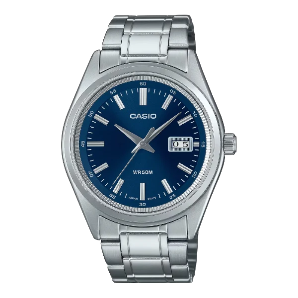 Casio Blue Dial Gents Watch - MTP-B180D-2AVDF
