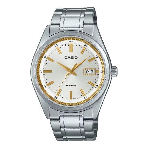 Casio Silver Dial Gents Watch - MTP-B180D-7AVDF