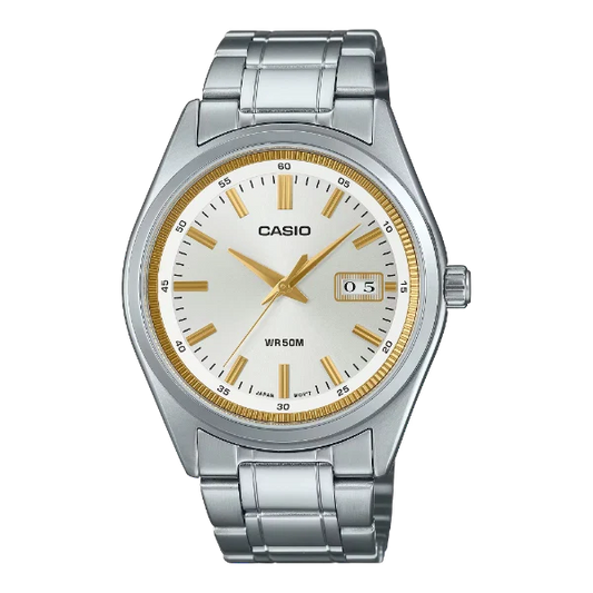 Casio Silver Dial Gents Watch - MTP-B180D-7AVDF