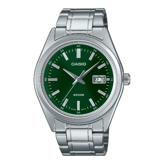 Casio Green Dial Gents Watch - MTP-B180D-3AVDF
