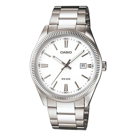 Casio White Dial Gents Watch - MTP-1302D-7A1VDF