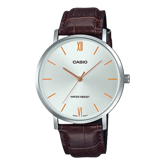 Casio Silver Dial Gents Watch - MTP-VT01L-7B2UDF