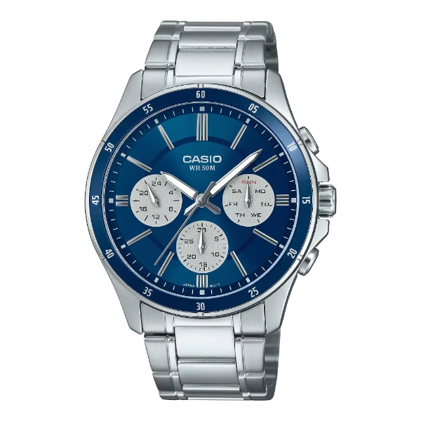 Casio Blue Dial Gents Watch - MTP-1374D-2A3VDF