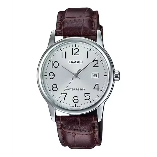 Casio Silver Dial Gents Watch - MTP-V002L-7B2UDF