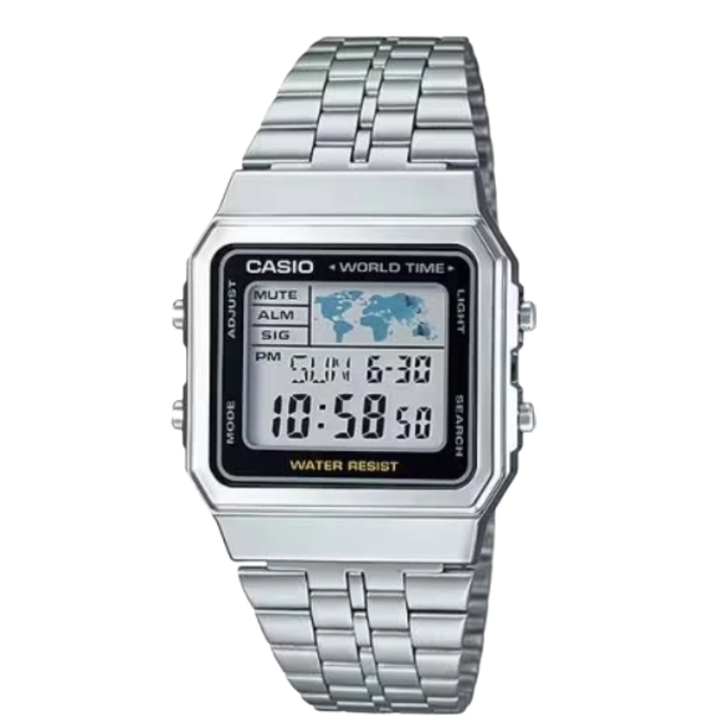 Casio Black Dial Gents Watch - A‑500WA‑1DF