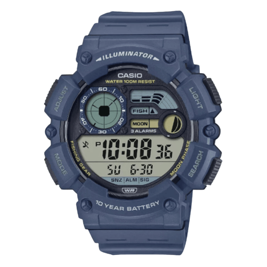 Casio Black Dial Gents Watch - WS‑1500H‑2AVDF