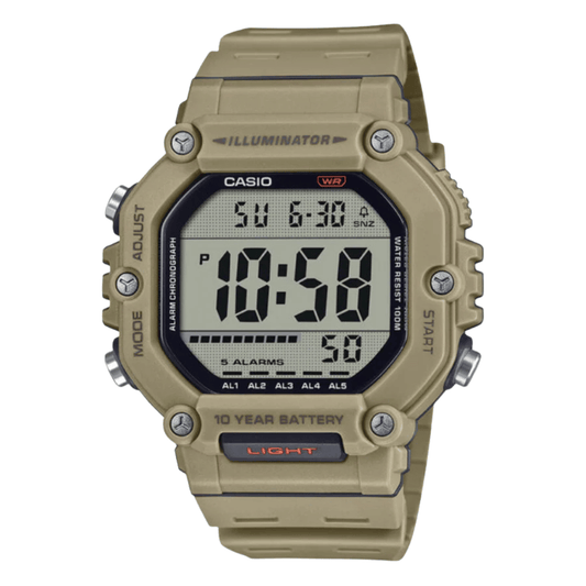 Casio Grey Dial Gents Watch - AE-1600H-5AVDF