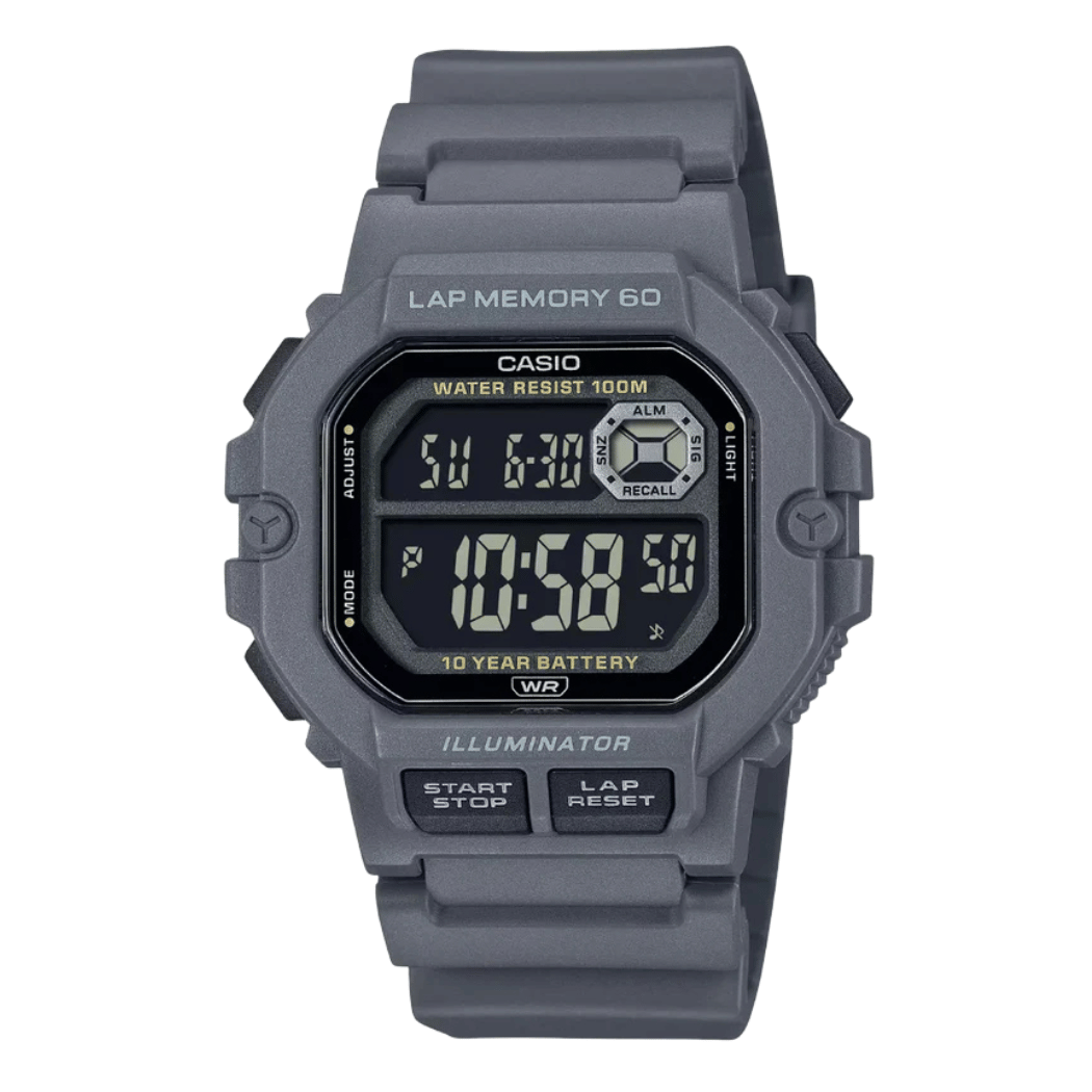 Casio Black Dial Gents Watch - WS‑1400H‑8BVDF