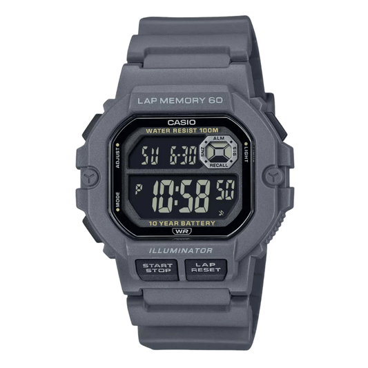 Casio Black Dial Gents Watch - WS‑1400H‑8BVDF