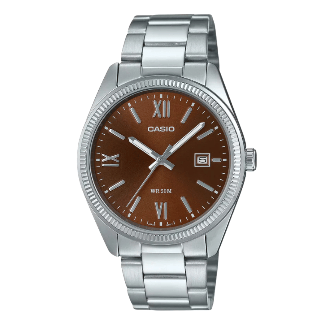 Casio Brown Dial Gents Watch - MTP-1302DD-5AVDF