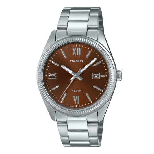 Casio Brown Dial Gents Watch - MTP-1302DD-5AVDF