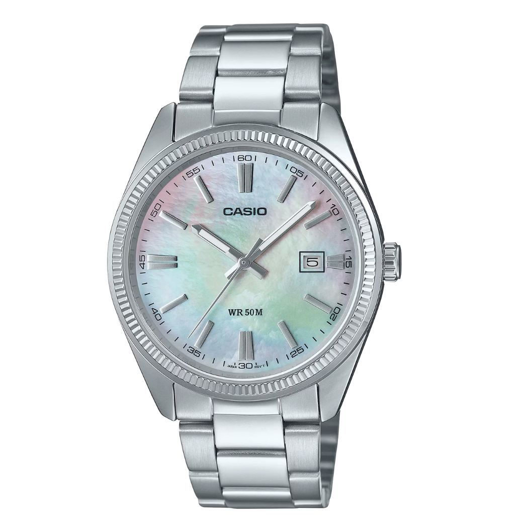 Casio Mother Of Pearl Dial Gents Watch - MTP-1302DS-7AVDF
