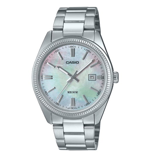 Casio Mother Of Pearl Dial Gents Watch - MTP-1302DS-7AVDF