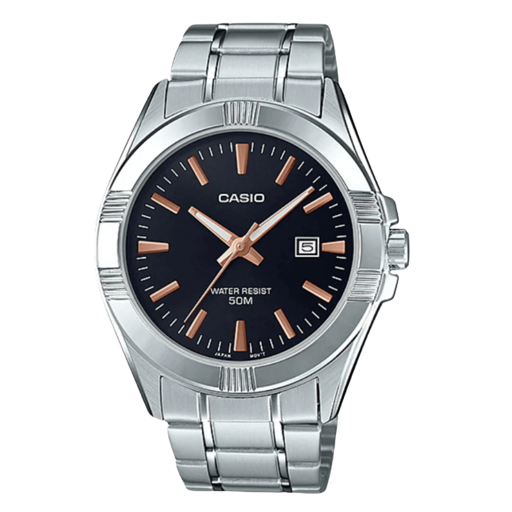 Casio Black Dial Gents Watch - MTP-1308D-1A2VDF