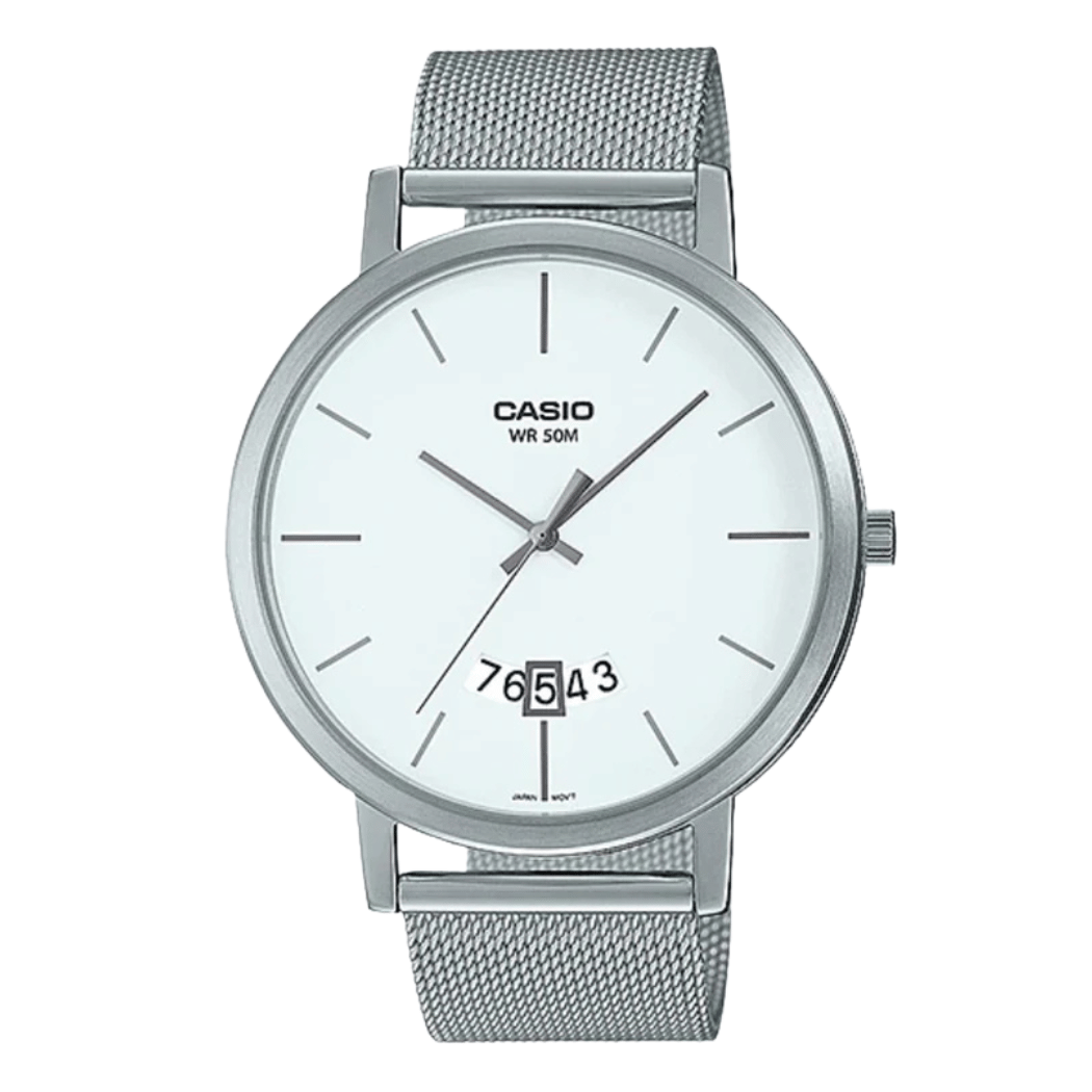 Casio White Dial Gents Watch - MTP-B100M-7EVDF