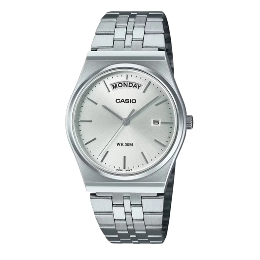 Casio Silver Dial Gents Watch - MTP-B146D-7AVDF