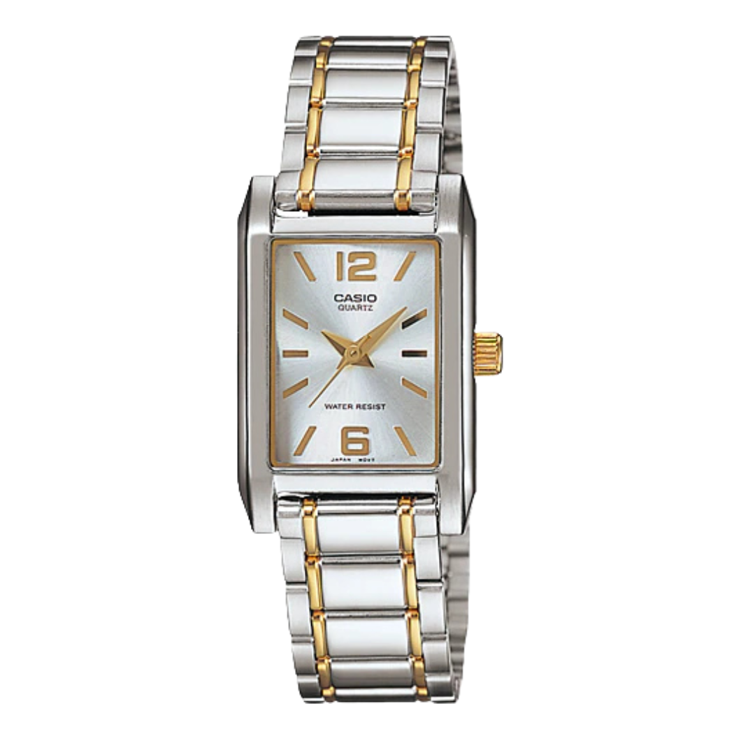 Casio Silver Dial Ladies Watch - LTP-1235SG-7ADF