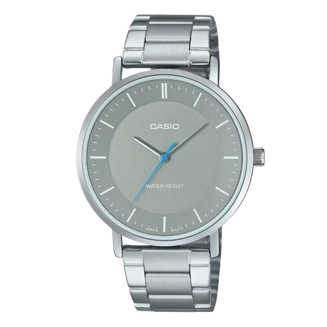 Casio Grey Dial Gents Watch - MTP-VT04D-8EDF