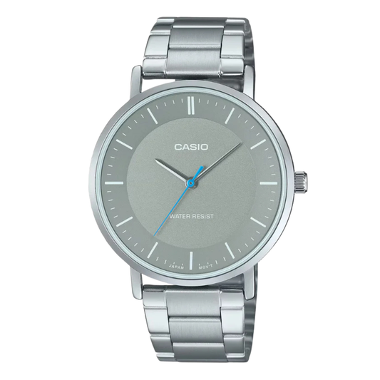 Casio Grey Dial Gents Watch - MTP-VT04D-8EDF