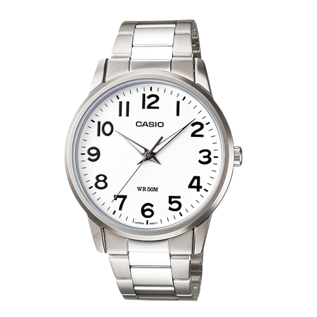 Casio White Dial Gents Watch - MTP-1303D-7BVDF