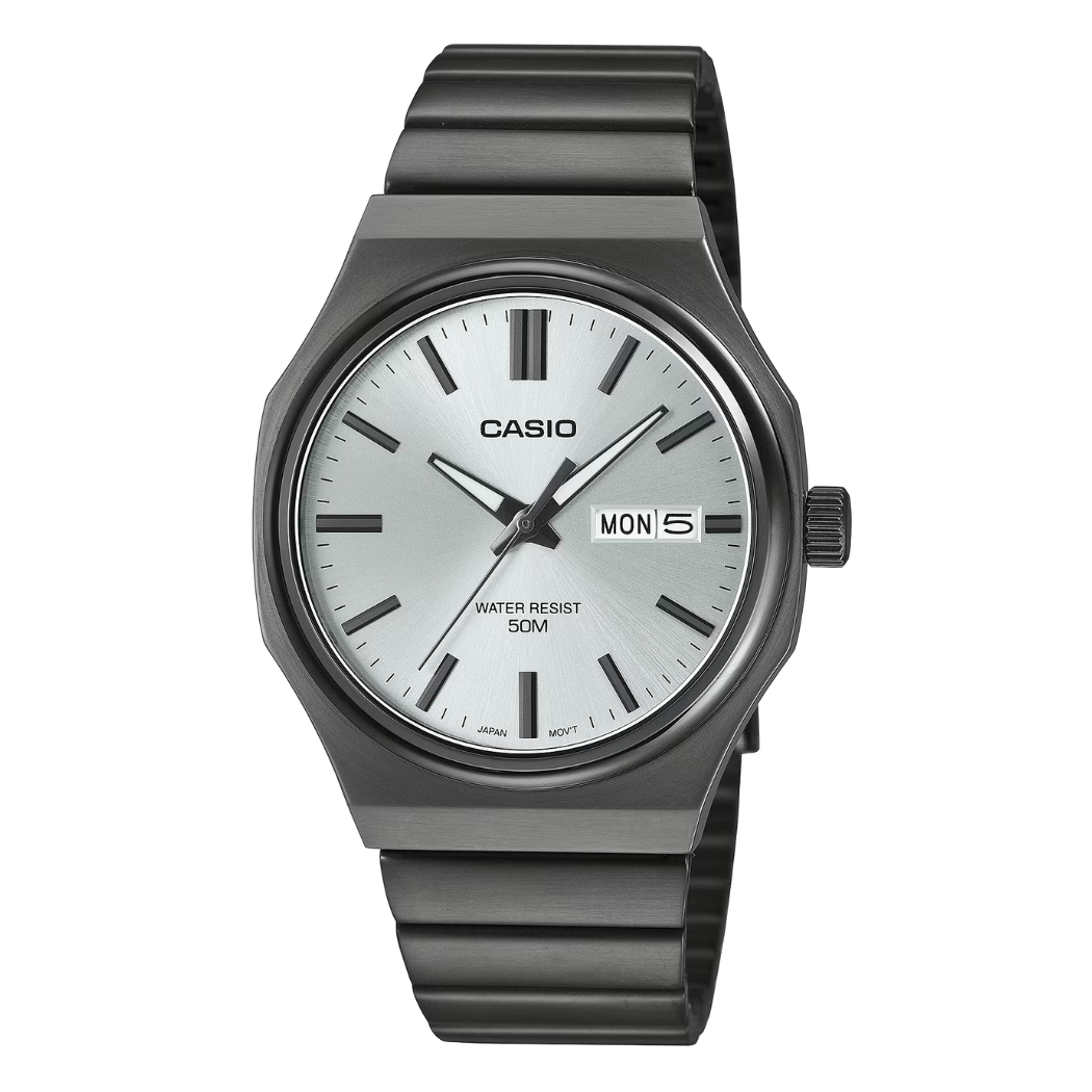 Casio Silver Dial Gents Watch - MTP-E735B-7AVDF