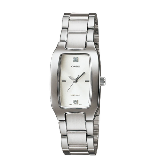 Casio White Dial Ladies Watch - LTP-1165A-7C2DF
