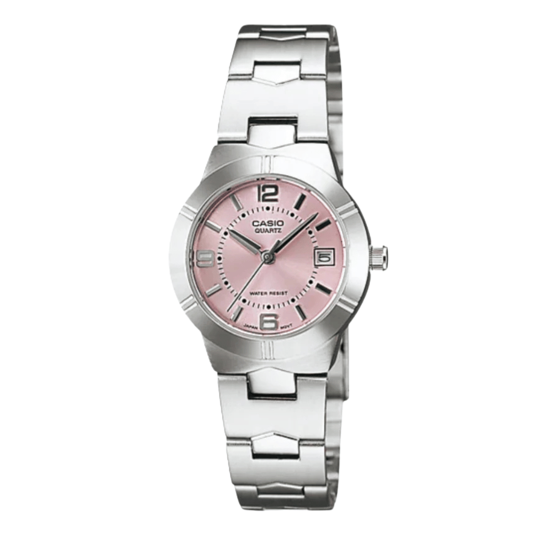 Casio Pink Dial Ladies Watch - LTP-1241D-4ADF