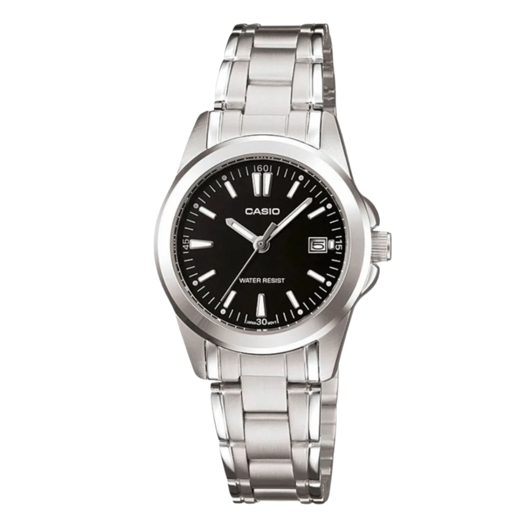 Casio Black Dial Ladies Watch - LTP-1215A-1A2DF
