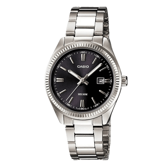 Casio Black Dial Ladies Watch - LTP-1302D-1A1VDF